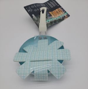 Brooklyn Steel Co 2 Pc Set Mini Frying Pan Blue & Pan Protector Pad Light Blue